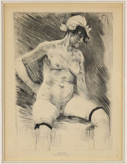 Félicien ROPS (1833-1898). N°inv: 25008-11.
Personnage...