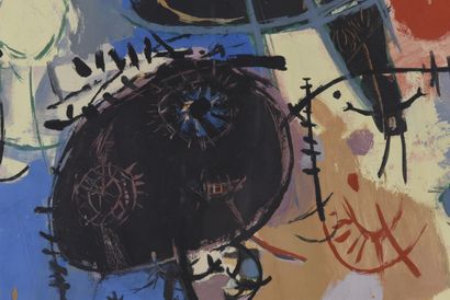 CORNEILLE (1922-2010). N°Inv: 25008-50.
Gouache...