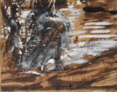 André HALLET (1890-1959). Inv 12. Study....