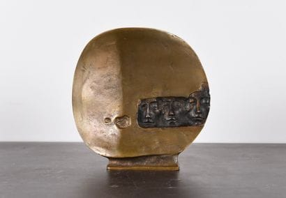 Rafaël VERJANS (1935). Sculpture-Volume
Bronze...