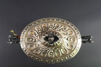 ARGENT. Bonbonnière en argent, Vers 1880....