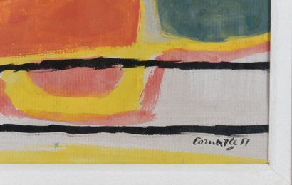 CORNEILLE (1922–2010). Inv. No. 25008-43.
Watercolor...