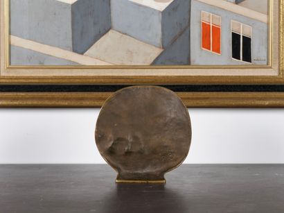 Rafaël VERJANS (1935). Sculpture-Volume
Bronze...