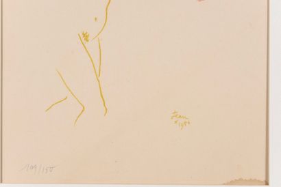 Jean COCTEAU (1889-1963). N°inv: 25008- 12.
Signée...