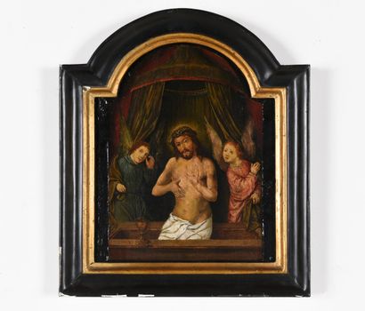 Christ de pitié. XVIIIè. N°inv: 25021-9.
Huile...