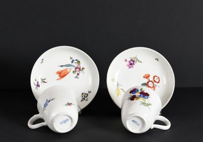 MEISSEN. Fin XVIIIè. Inv: 26016-45. Paire...