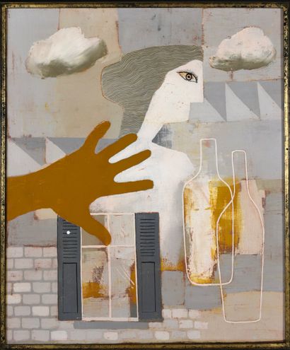 Jean OOSTERLYNCK (1915-1996). Inv 26005-30.
Oil...