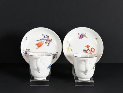 MEISSEN. Fin XVIIIè. Inv: 26016-45. Paire...