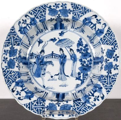 CHINE, fin XVIIè début XVIIIè. Inv 24002-17....