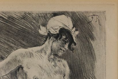 Félicien ROPS (1833-1898). N°inv: 25008-11.
Personnage...