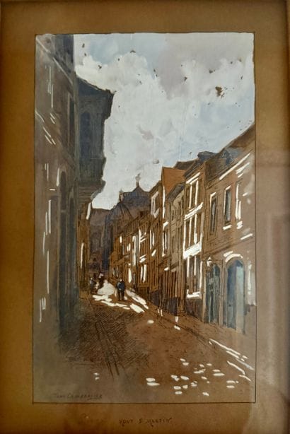 Georges COMHAIRE (1909-2000) Inv: 26016-56.
Gouache...