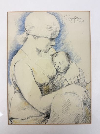 RASSENFOSSE, Armand (1862–1934). 
Multi-print.
Maternity,...