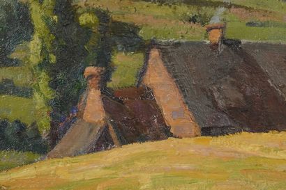 PIETRI Albert (1894-1956). Oil on canvas.
Farm...