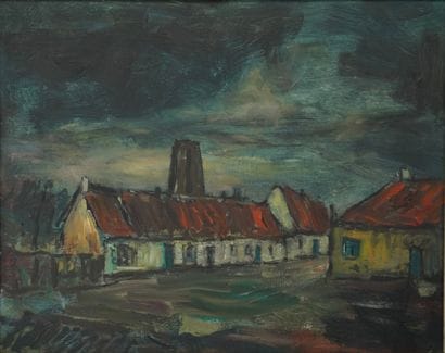 QUINTYN Robert (1916). Inv. N° 25 V 26007.
Oil...