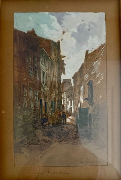 Georges COMHAIRE (1909-2000) Inv: 26016-56.
Gouache...