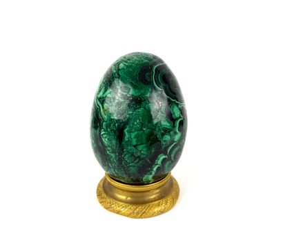 Malachite. Decorative malachite egg.
Dimensions:...