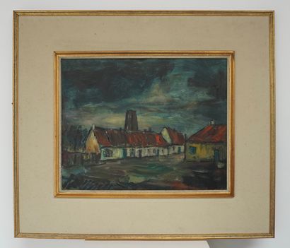 QUINTYN Robert (1916). Inv. N° 25 V 26007.
Oil...