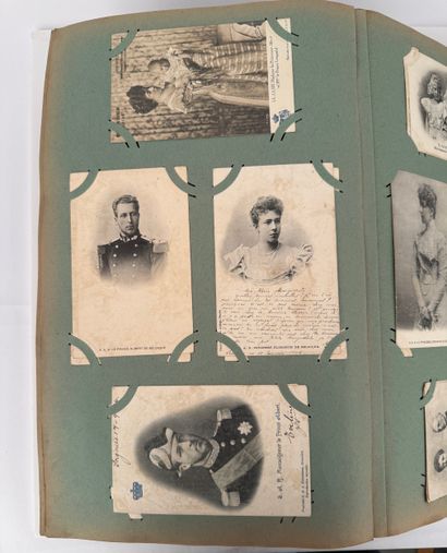 Beautiful album of postcards. General and...