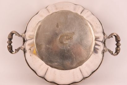 SILVER METAL. WISKEMAN for Bronfort, Liège.
Two...
