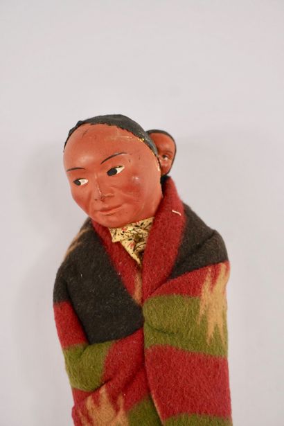 Dolls. Two antique dolls. 
One from Asia...
