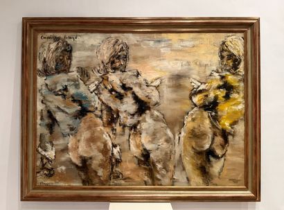 CASSIMAN Roland (1937). Oil on canvas 