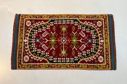 Carpet on canvas. N° 25024-13. 
Probably...