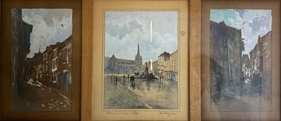 Georges COMHAIRE (1909-2000) Inv: 26016-56.
Gouache...