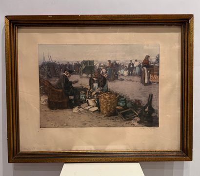ROBBE Manuel (1872-1936). Multiple. Etching,...