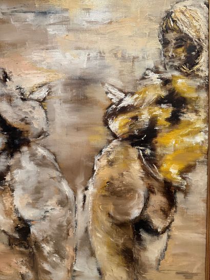 CASSIMAN Roland (1937). Oil on canvas 