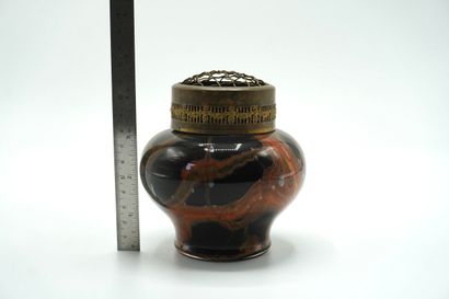 PIQUE FLEURS 037 (Small) Brown