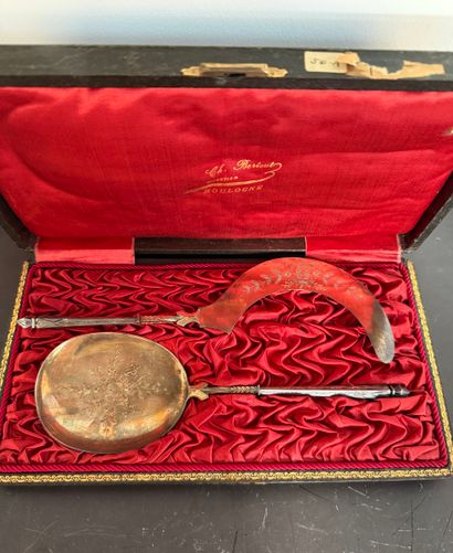 SILVER METAL. Ice cutlery. N°26016-70.
Ice-cream...
