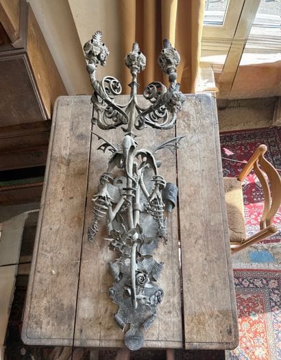 Art-Nouveau. N°inv260022-01.
Very large wrought-iron...