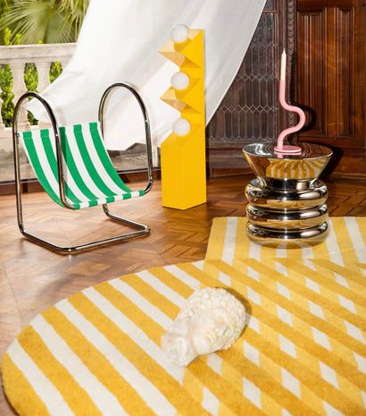 AXEL CHAY (1991-) Monoprix wool rug 
Dimensions:...