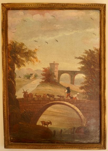 Oil on canvas late 18th century. Inv 26016-31.
Pastoral...