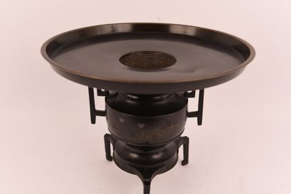 CHINA. Circa 1900. Bronze brazier