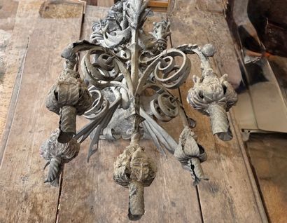 Art-Nouveau. N°inv260022-01.
Very large wrought-iron...