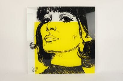 Christophe LARDO. Portrait of Juliette GRECO....