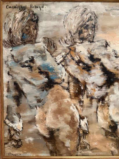 CASSIMAN Roland (1937). Oil on canvas 