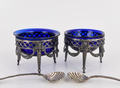 SILVER. Inv 26016-37. Pairs of Louis XVI...