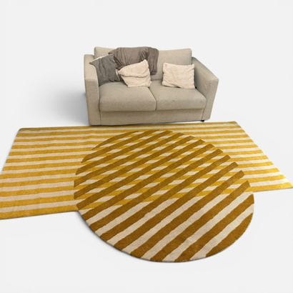 AXEL CHAY (1991-) Monoprix wool rug 
Dimensions:...