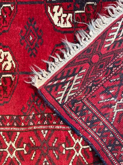 BOUKHARA. N° 25024-11. 
Small red, blue and...
