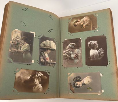 Beautiful album of postcards. General and...