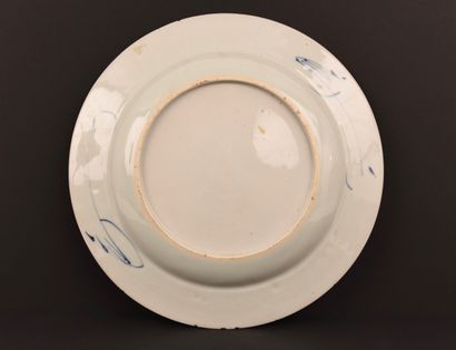 CHINA. 18th century. China blue and white...