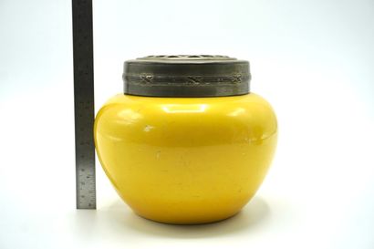 FLOWER SPADE 031. Maestricht ceramic. Yellow...