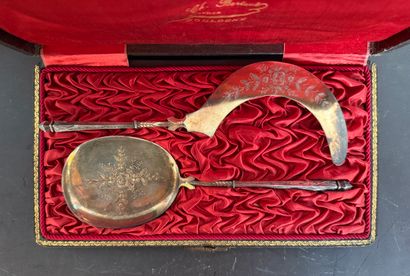 SILVER METAL. Ice cutlery. N°26016-70.
Ice-cream...