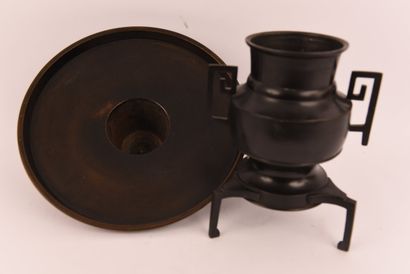 CHINA. Circa 1900. Bronze brazier