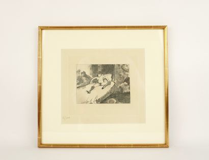 DEGAS Edgard (1834-1917) d'après. Engraving.
Resting...