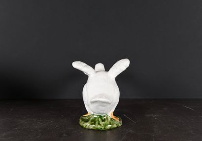 QUIMPER. N° Inv: 24004-22.
Goose in faënce.
Size:...