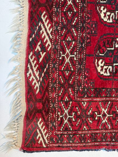 BOUKHARA. N° 25024-11. 
Small red, blue and...