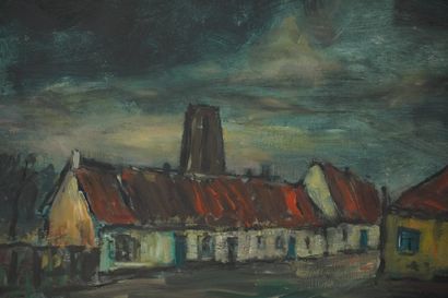 QUINTYN Robert (1916). Inv. N° 25 V 26007.
Oil...